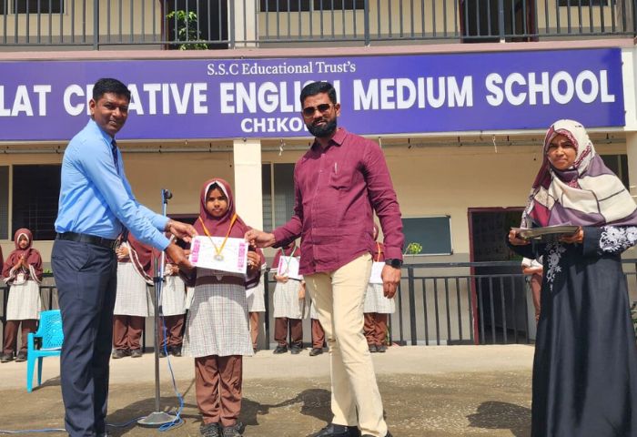 Students participated in Karnataka Government organised Prathiba Karanji 