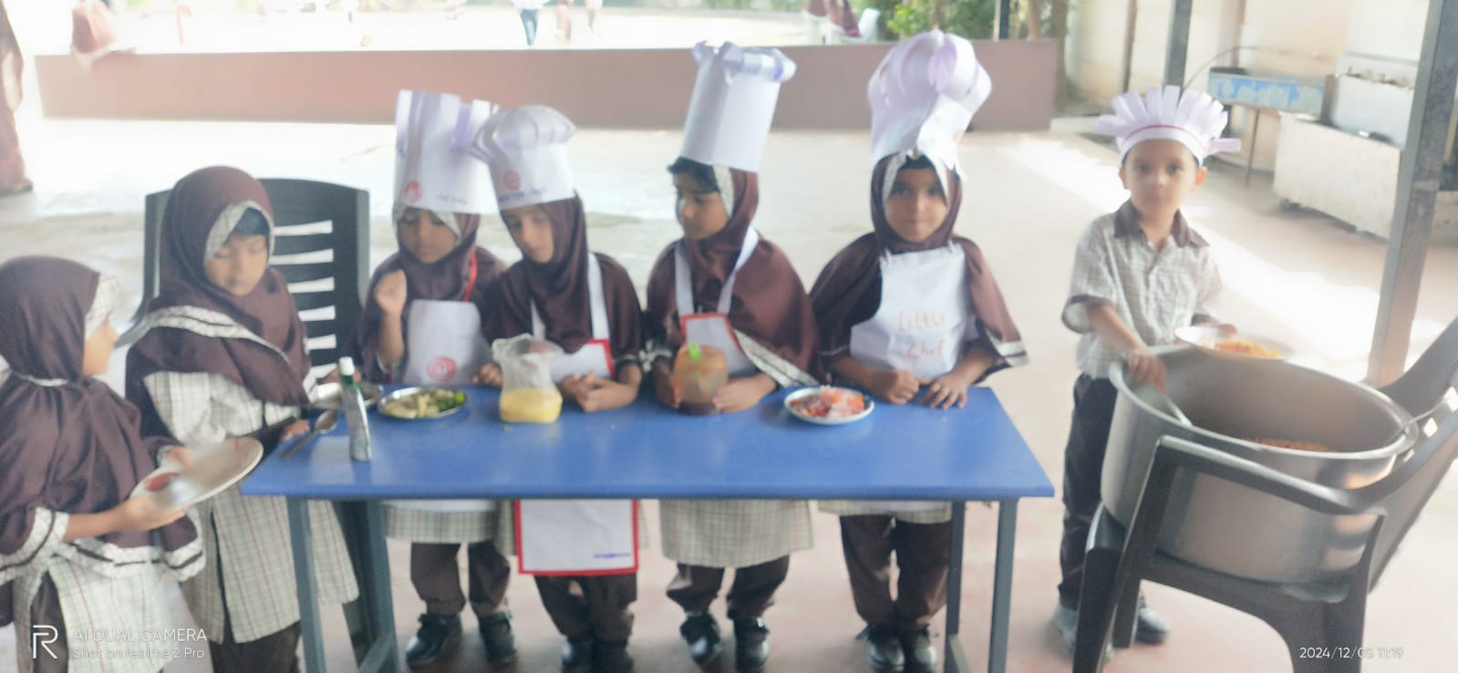 LKG Students Preparing Behel 